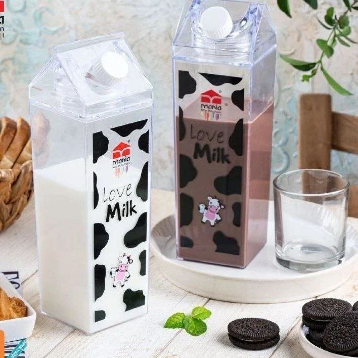 بطری آکرولیک طرح میلک و میوه 4 بطری آکرولیک طرح میلک و میوه